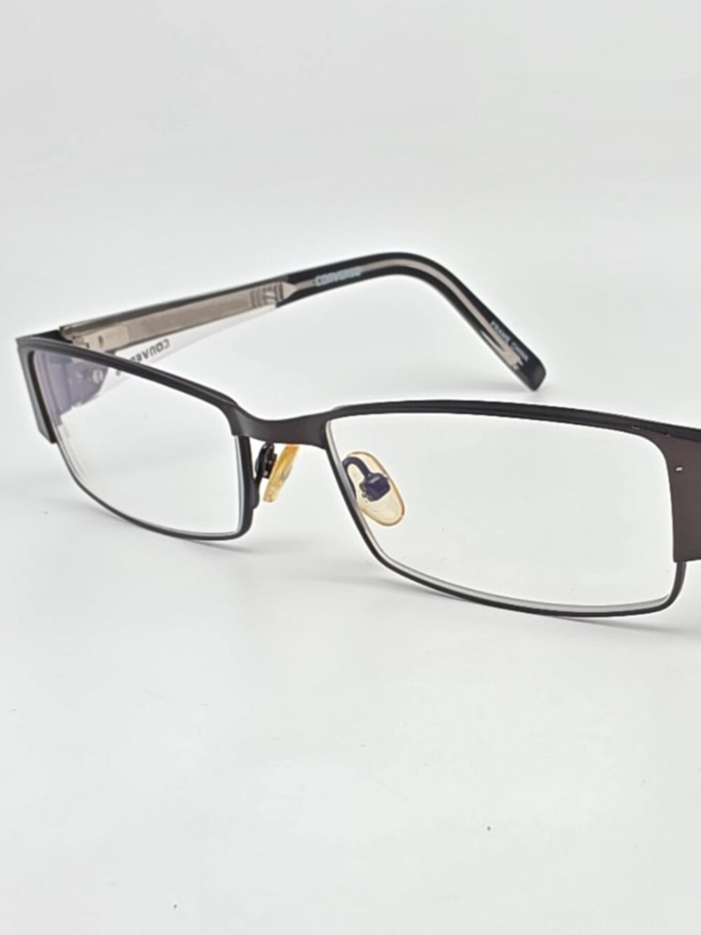 Converse Flip Book Dark Gunmetal Black Eyeglasses Frame w/ Flexhinge 53-17-135